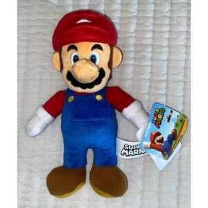 9” Mario plush from Super Mario - NEW